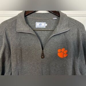 Southern Tide Skipjack Clemson Tigers Quarter Zip Collegiate Sweater Mens Medium